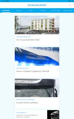 DK News - DONAUKURIER Mobil android App screenshot 2
